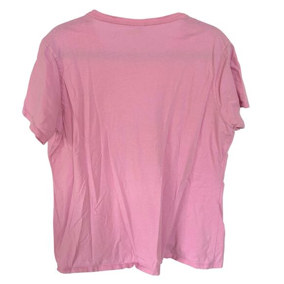 Port and Company Pink Cat Graphic Tee - Picture 3 of 6